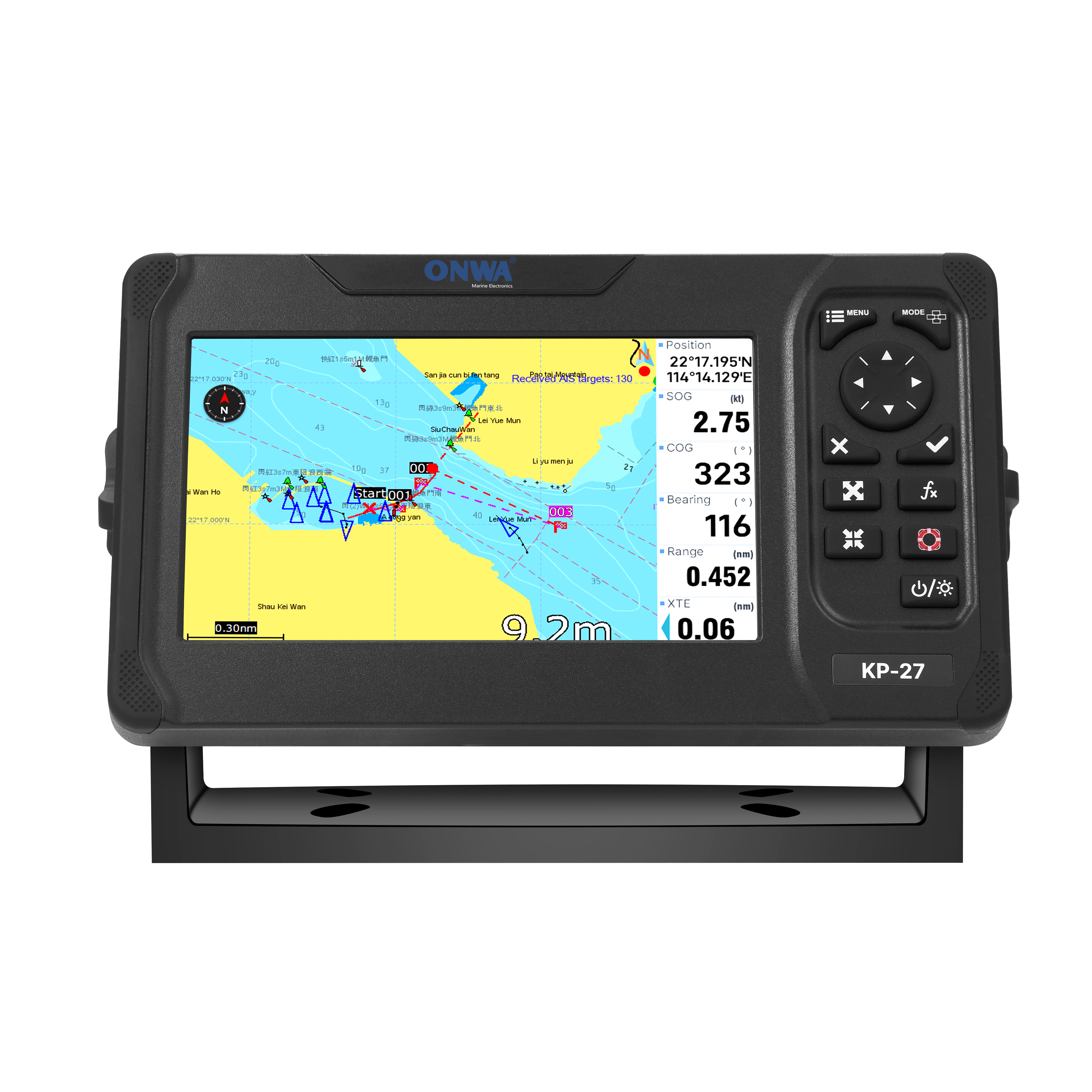 ONWA KP-27A Chart plotter with AIS